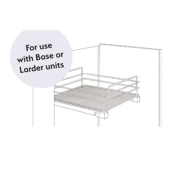 CHROME PULLOUT BASKET