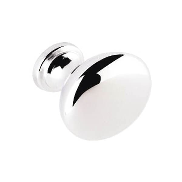 ROUND KNOB POLISHED CHROME