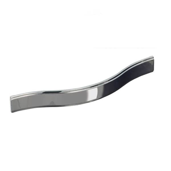 WAVE POLISHED CHROME 128MM