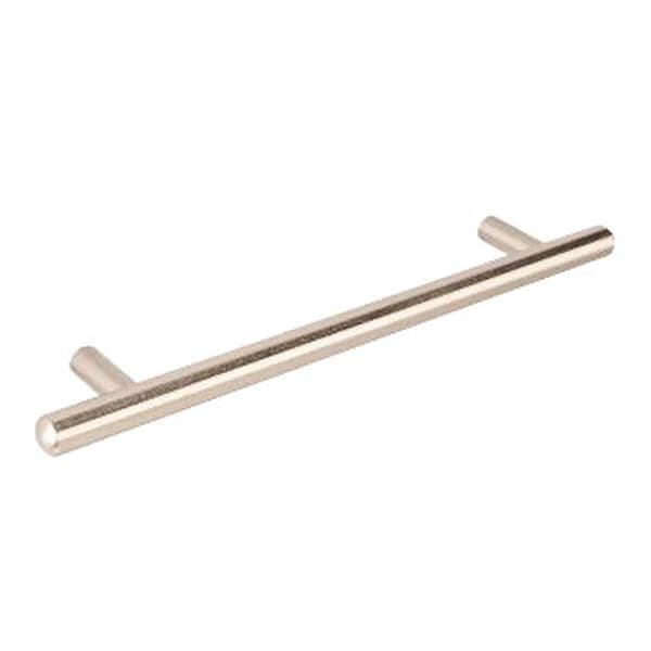 BULLET END T BAR BRUSHED STEEL