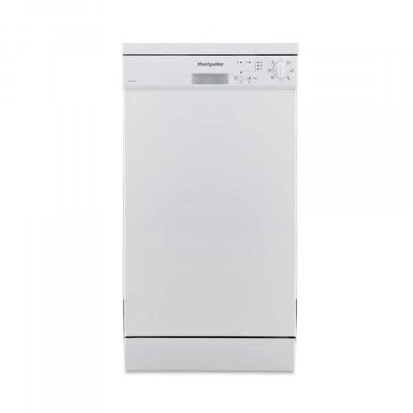 MONTPELLIER DW1065W WHITE SLIMLINE DISHAWSHER