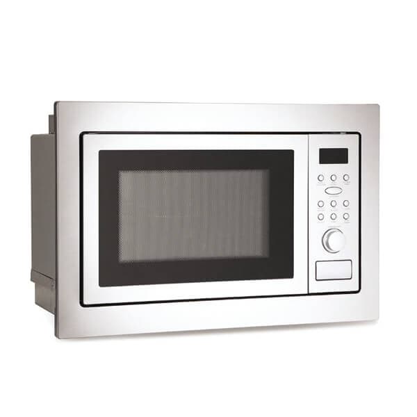 MONTPELLIER MWBI90025STAINLESS STEEL 25L BUILT IN FITTED MICROWAVE WITH GRILL