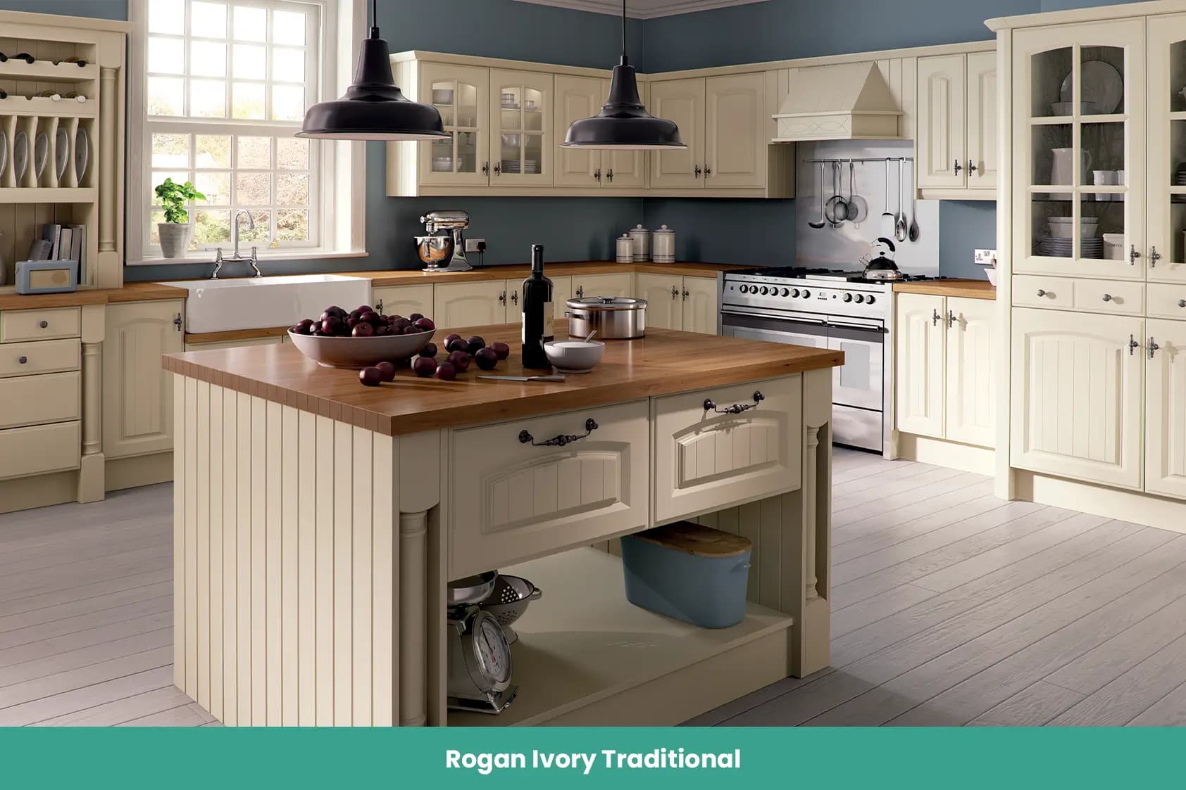 Rogan Ivory Traditional Kitchen
