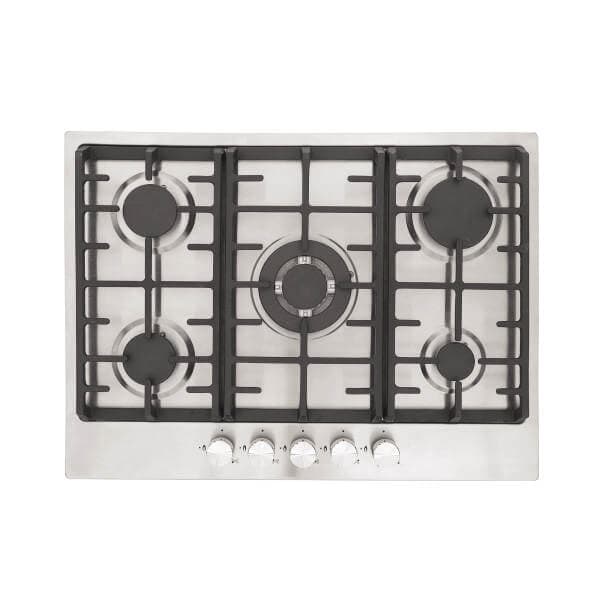 MONTPELLIER MGH75CX STAINLESS STEEL 70CM GAS HOB