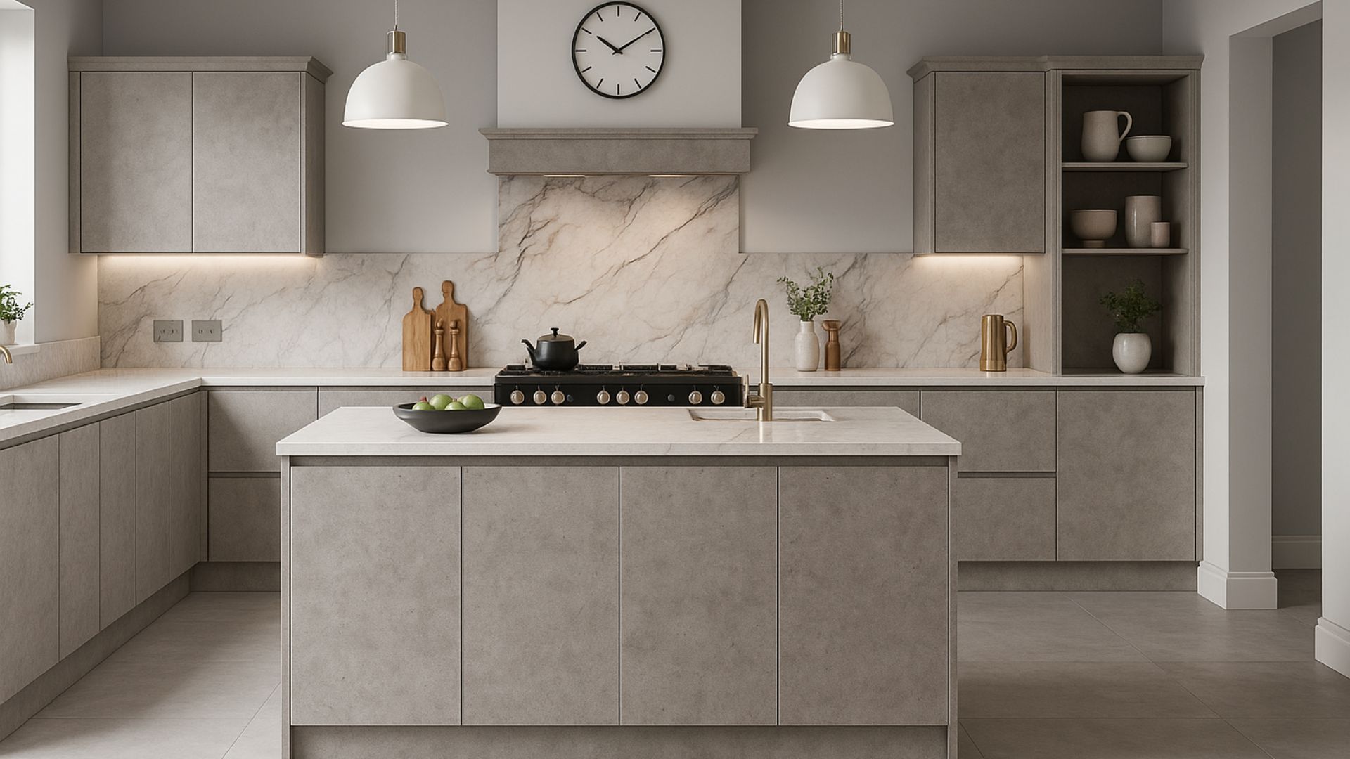 Bordeaux Bespoke Fitted Kitchen Grey