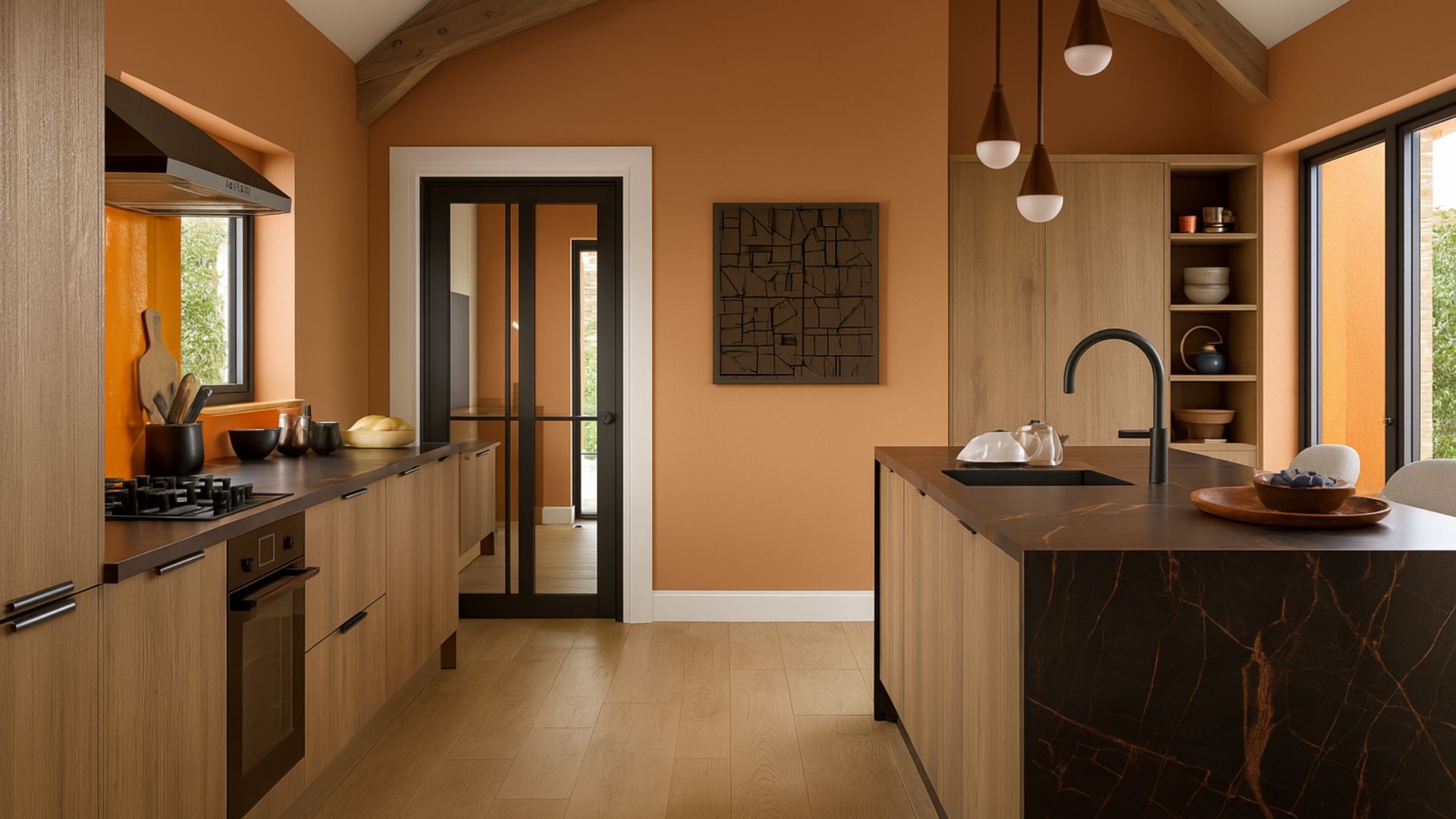 Bordeaux Bespoke Fitted Kitchen Oak